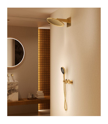 Set Doccia Incassati Termostático BOLONIA Oro