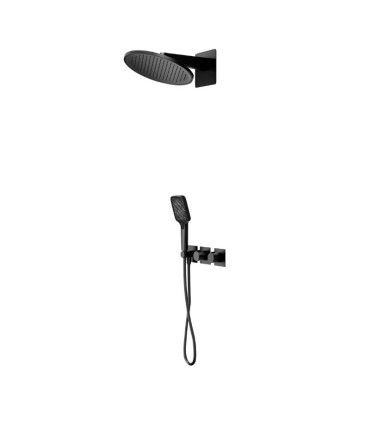 Set Doccia Incassati Termostático INARI Nero
