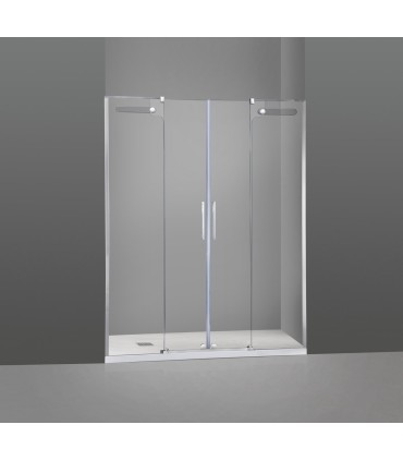 Mampara INOX 2F + 2C VETRUM SPAZIO