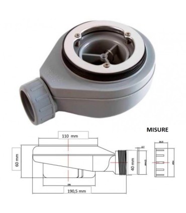 Piatto doccia ARGOS - Consegna 48-72h