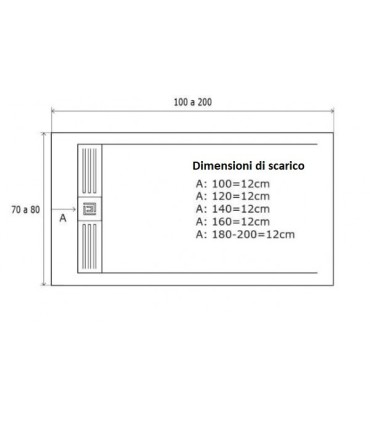 Piatto doccia ARGOS - Consegna 48-72h