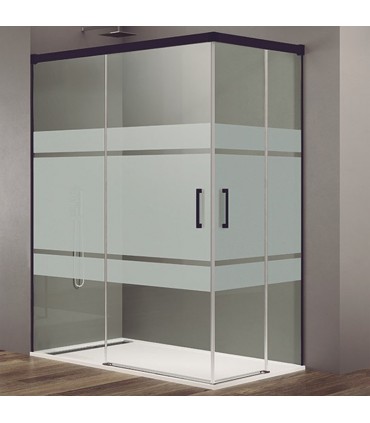 Mampara Angular 2F + 2C CANCUN