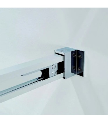 Box doccia fisso + porta scorrevole BASIC BIANCO