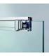 Box doccia fisso + porta scorrevole BASIC TITANIO