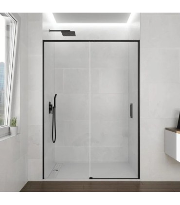 Box doccia fisso + porta scorrevole TWENTY NERO