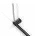 Box doccia fisso + porta scorrevole TWENTY NERO