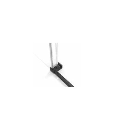 Box doccia fisso + porta scorrevole TWENTY NERO
