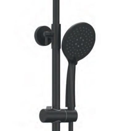 Set doccia a leva singola INVERTER R NERO