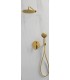 Set doccia ad incaso a parete ROUND ORO
