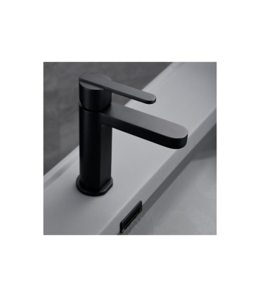 Miscelatore monocomando lavabo ROMA Nero Opaco
