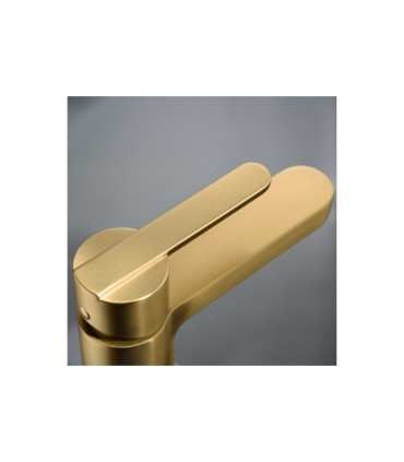 Miscelatore monocomando lavabo alto ROMA Oro Spazzolato
