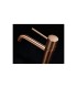 Rubinetto Lavabo Monocomando Oro Rosa Spazzolato Serie MONZA