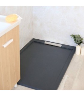 Piatto doccia ardesia PISA in resina su misura