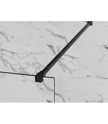 Pannello fisso per vasca SCREEN NERO