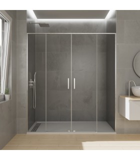 Schermo doccia 2 fissi + 2 scorrevoli TWENTY SPAZIO
