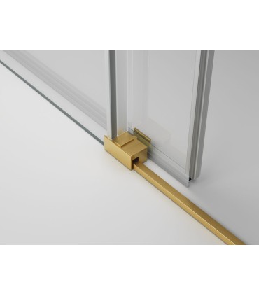 Schermo doccia 2 fissi + 2 scorrevoli BASIC ORO