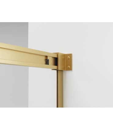 Schermo doccia 2 fissi + 2 scorrevoli BASIC ORO