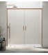 Schermo doccia 2 fissi + 2 scorrevoli BASIC RAME