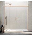 Schermo doccia 2 fissi + 2 scorrevoli BASIC RAME