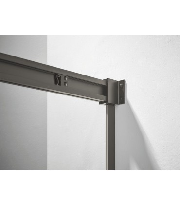 Schermo doccia 2 fissi + 2 scorrevoli BASIC TITANIO