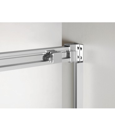 Schermo da vasca 1 fisso + 1 scorrevole BASIC SPAZIO