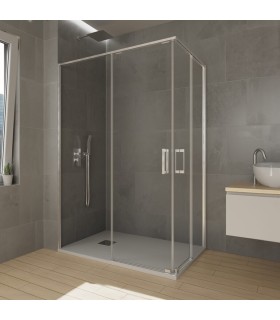 Box doccia angolare 2 fissi + 2 scorrevoli TWENTY