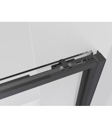 Box doccia angolare 2 fissi + 2 scorrevoli TWENTY NERO