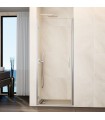 Box doccia 1 porta battente GLASS con cerniera su profilo e chiusura su profilo