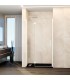 Box doccia fisso + porta battente GLASS con chiusura a profilo magnetico BIANCO
