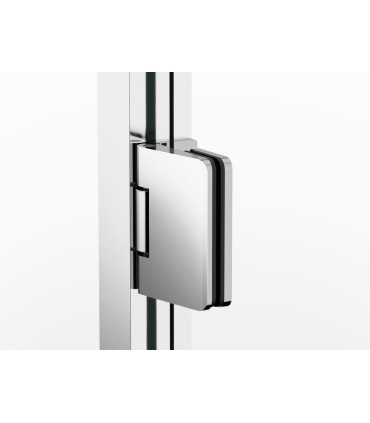 Box doccia angolare con 2 ante battenti ad angolo GLASS