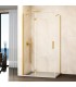 Box doccia Fisso + Battente con laterale fisso GLASS ORO chiusura magnetica