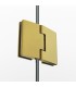 Box doccia Fisso + Battente con laterale fisso GLASS ORO chiusura magnetica