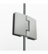 Box doccia Fisso + Battente con laterale fisso GLASS NICHEL chiusura magnetica