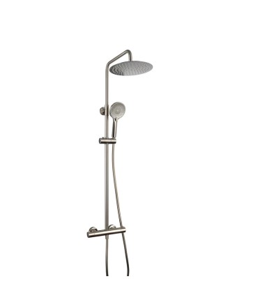 Set doccia termostatico rotondo ROUND ELITE NICHEL PVD