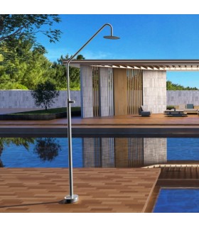 Doccia da piscina in acciaio inox S.316 Colorado