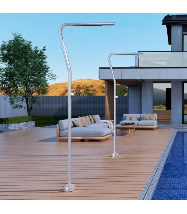 Doccia da esterno in acciaio inox S.316 Nevada