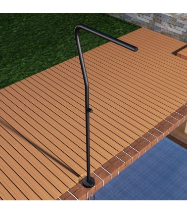 Doccia da esterno in acciaio inox S.316 Nevada Nero