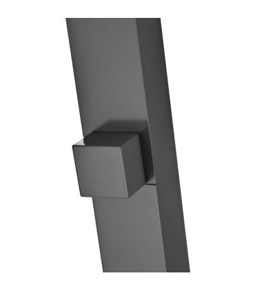 Doccia a cascata da esterno in acciaio inox S.316 Niagara Grigio Cobalto