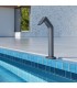 Cascata per piscina in acciaio inox S.316 grigio cobalto Niagara