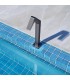 Cascata per piscina in acciaio inox S.316 grigio cobalto Niagara