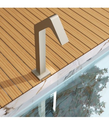 Cascata per piscina in acciaio inox S.316 Niagara Moka