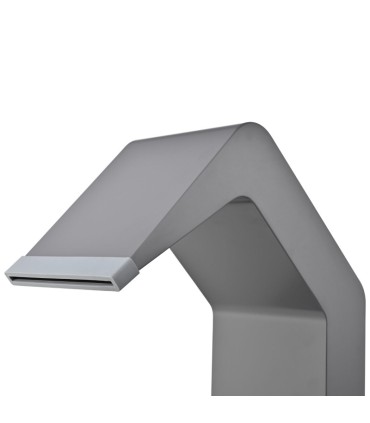 Cascata grande per piscina in acciaio inox S.316 Grigio Cobalto Niagara