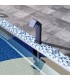 Cascata grande per piscina in acciaio inox S.316 Blu Oceano Niagara