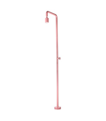 Doccia da esterno in acciaio Rosa Corallo