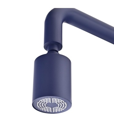 Doccia da esterno in acciaio Blu Oceano