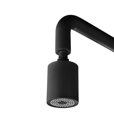 Doccia da esterno in acciaio Blu Oceano Nero Opaco