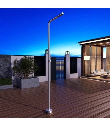 Doccia da esterno monocomando in acciaio inox S.316 Texas