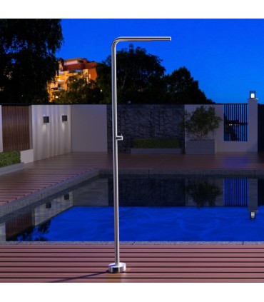 Doccia da esterno monocomando in acciaio inox S.316 Texas