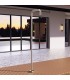 Doccia da esterno in acciaio inox S.316 Utah Moka