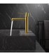 Rubinetto monocomando per lavabo LINE Oro Spazzolato